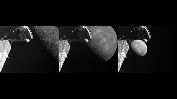 European probe captures stunning views of Mercury