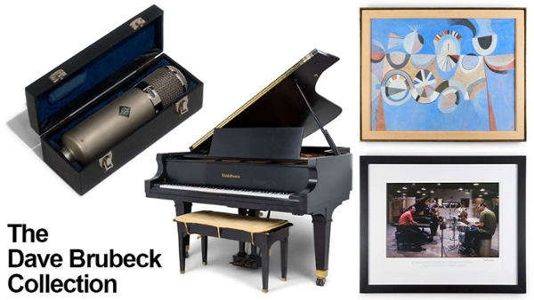 Dave Brubeck Studio Piano, Mic and More Head to Auction