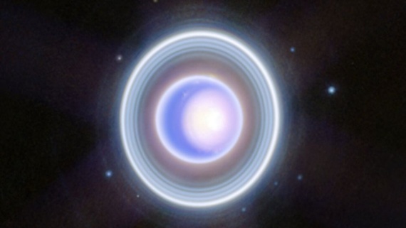 The rings of Uranus look positively festive in epic photo