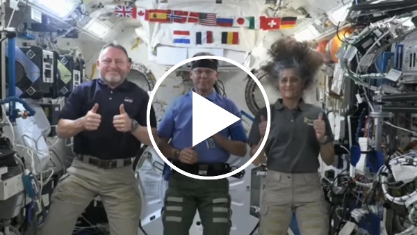 'Stuck' NASA astronauts on ISS grilled on Earthly politics