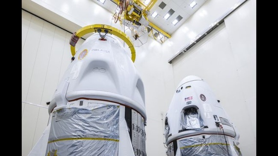 SpaceX shows off Dragons for Polaris Dawn and Crew-9