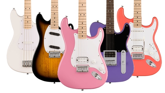 Fender launches the $199 Squier Sonic series – hear the successors to the Bullet range in action