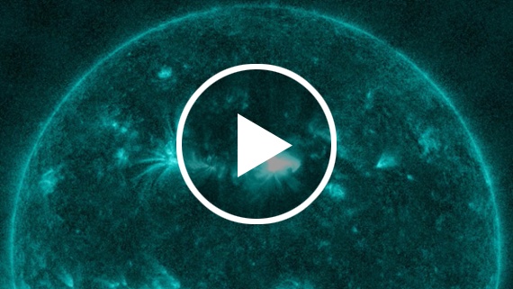 Video: Sun erupts with 17 flares from single sunspot
