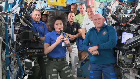 European woman takes command of International Space Station for 1st time