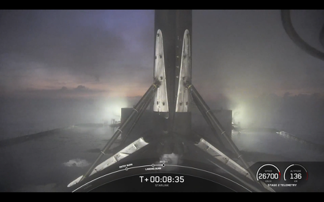 SpaceX lands rocket off Bahamas coast