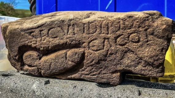 Penis graffiti and explicit insult carved into ancient stone 'raises eyebrows' at Roman fort