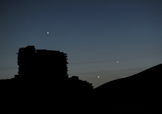 April night sky delights: Mercury, Venus and Pleiades