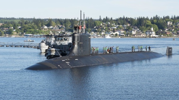 Nuclear-powered US submarine collided with a hidden underwater mountain, Navy reveals