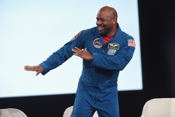 Former NASA astronaut Leland Melvin aims to help the next generation reach for the stars