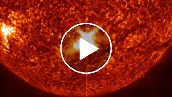 A 'mixed up' sunspot just fired off a huge solar flare