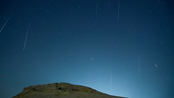 The Geminid meteor shower peaks this week!