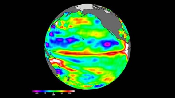 NASA spots El Niño precursor from space