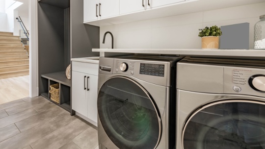 3 worst places to put your washing machine, according to experts