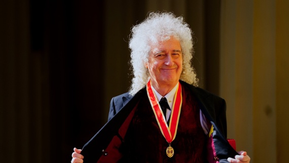 Queen guitarist and astrophysicist Brian May knighted