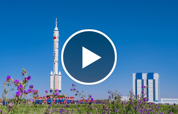 China rolls out rocket for crewed Shenzhou 14 mission