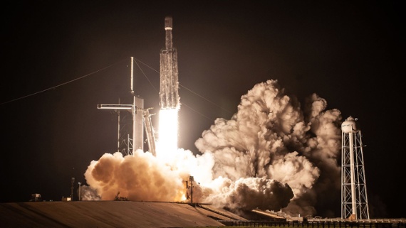 SpaceX's Falcon Heavy rocket set to launch this month on 1st mission since 2019
