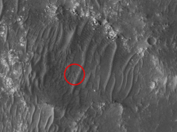 Perseverance Mars rover, Ingenuity helicopter seen from space