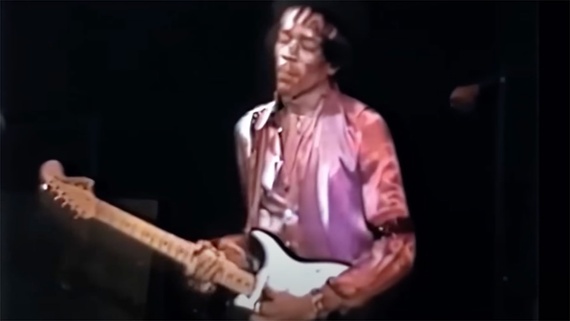 One of the greatest guitar performances of all time: new colorized footage of Jimi Hendrix’s extended 1970 performance of Machine Gun at the Fillmore East has emerged