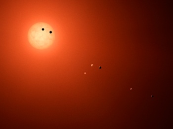 The TRAPPIST-1 solar system not bombarded by space rocks like early Earth, study suggests
