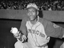 Negro League players lead off a video game