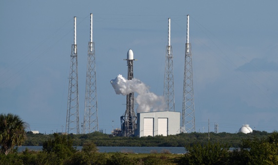 Watch SpaceX launch communications satellite, land rocket today!