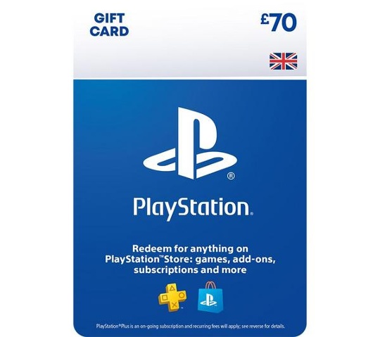 PlayStation Store Gift Card: was &pound;70 now &pound;59.50 at Currys