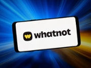 GERMANY - 2026/02/05: In this photo illustration, the logo of US live stream shopping company Whatnot Inc. is displayed on a smartphone in front of abstract background on computer screen. (Photo Illustration by Timon Schneider/SOPA Images/LightRocket via Getty Images)