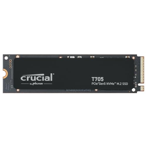 Crucial T705 2TB Gen 5.0 PCIe NVMe M.2 SSD: was $395 now $229
