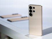 A Samsung Galaxy 26S Ultra pink-gold smartphone displayed during the Galaxy Unpacked event in San Francisco, California, US, on Wednesday, Feb. 25, 2026. Samsung Electronics Co. unveiled its Galaxy S26 lineup of smartphones, with an emphasis on artificial intelligence features and real-world privacy over major design changes. Photographer: David Paul Morris/Bloomberg via Getty Images