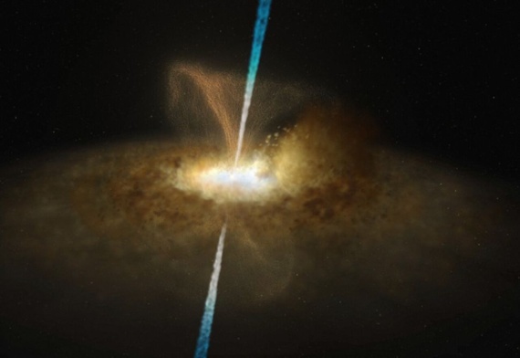 Scientists spot supermassive black hole hiding inside thick cosmic dust