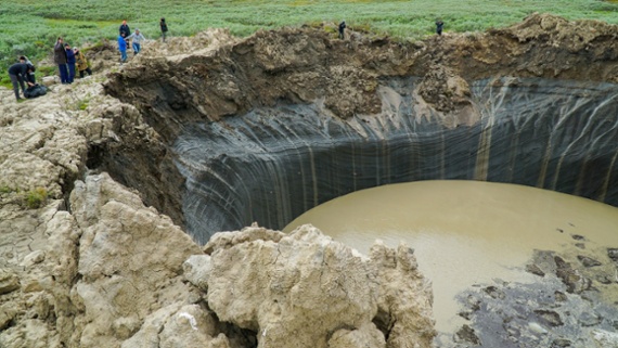 Methane 'kitchens' in Siberia's permafrost form mounds that can erupt, creating giant craters