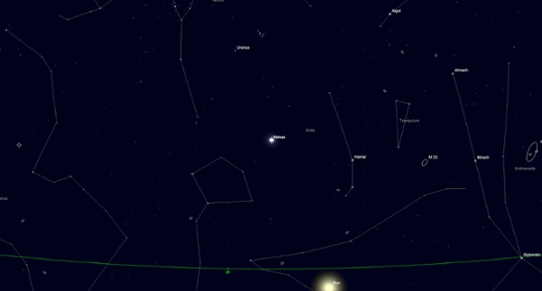 Saturday, April 11: Venus climbs higher 