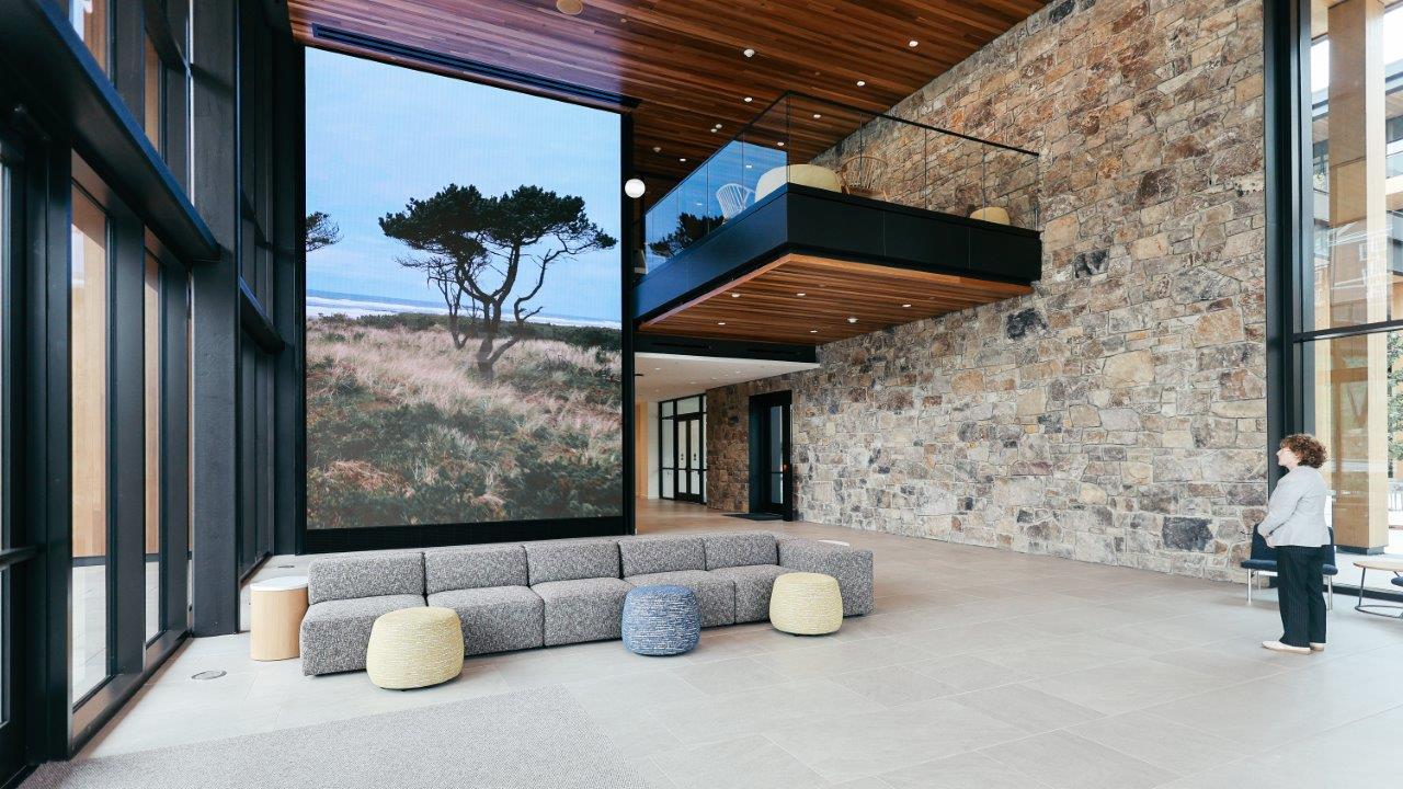UVA's Contemplative Commons Sets the Tone with a Massive Video Wall