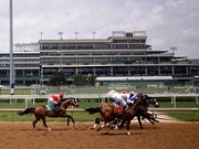 LOUISVILLE, KY - June 18: A mid-day horse race is pictured at Churchill Downs on June 18, 2025 in Louisville, Kentucky. (Photo by Luke Sharrett for The Washington Post via Getty Images)
Horse Racing: Dale Romans and horse racing's reliance on immigrant workers