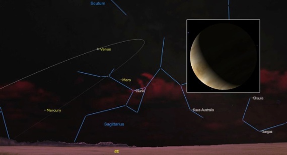 The 'morning star' Venus returns to the dawn sky