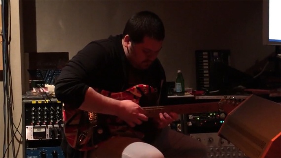 Watch Wolfgang Van Halen shred Eruption on Eddie's Frankenstein guitar