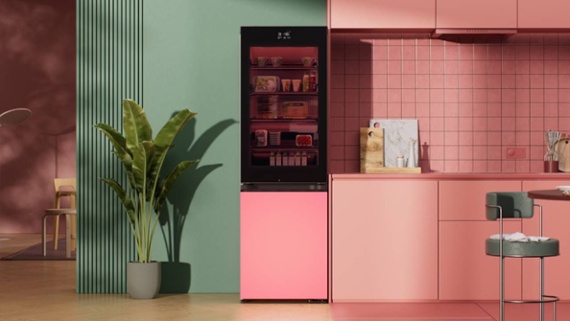 This LG freezer lets you see what’s inside without opening the door