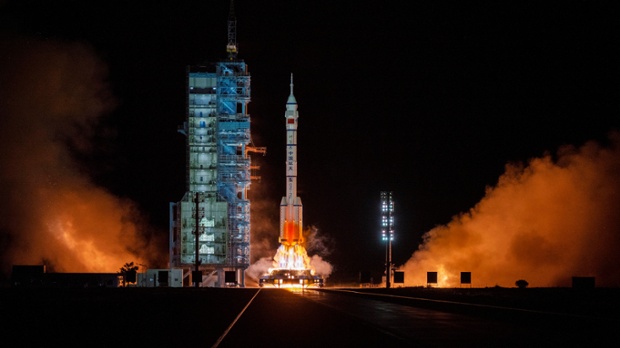 China launches Shenzhou 13 astronauts on historic mission to new space station