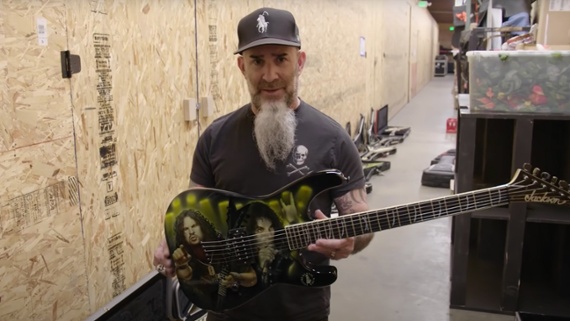 Anthrax's Scott Ian gives a guided tour of his wildest Jackson guitars