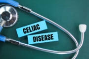 stethoscope and colored paper with the word CELIAC DISEASE. concept of disease and medicine.
label, white, health, medical, grunge, tag, sign, wheat, diet, support, care, eating, disease, illness, protein, treatment, sickness, diagnosis, rye, barley, allergy, stomach, gluten, symptoms, disorder, digestion, condition, digestive, awareness, aged, insignia, tab, symbol, celiac disease, celia, celiac, colic, heading, ill, international day of celiac, intolerance, intolerant, observance, september, sick