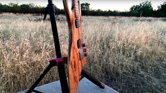 A YouTuber built the thinnest guitar he possibly could – and it is ridiculously thin