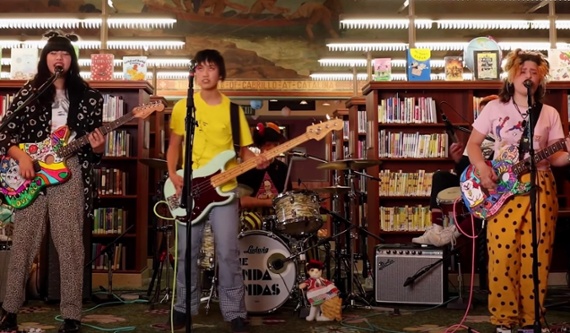 Watch the Linda Lindas "blow the roof off" of another Los Angeles library in NPR Tiny Desk performance