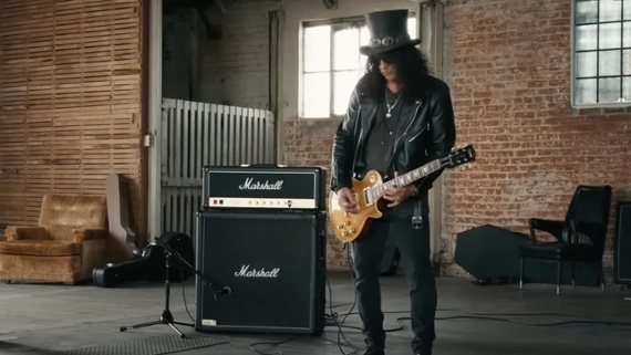 Watch Slash audition for a teenage rock band in a new Capital One commercial