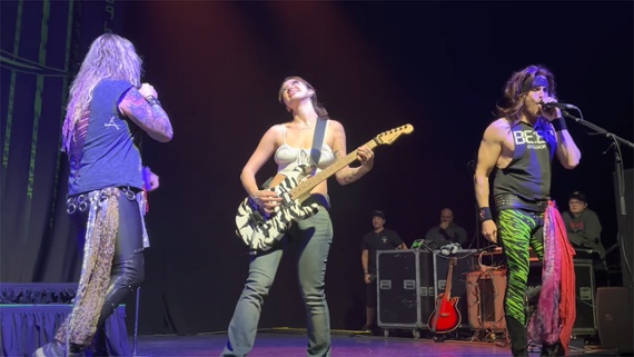 Watch Steel Panther recruit Top Gun guitarist Lexii Lynn Frazier to cover Van Halen’s Ain’t Talkin’ ‘Bout Love