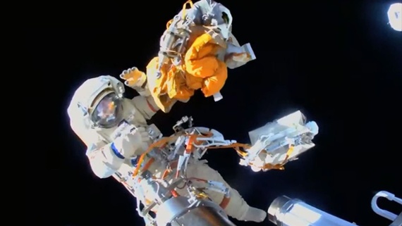 Watch 2 Russian cosmonauts perform spacewalk today