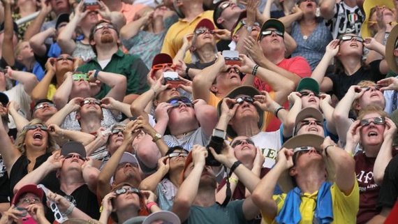 Where will be the most crowded for the solar eclipse?