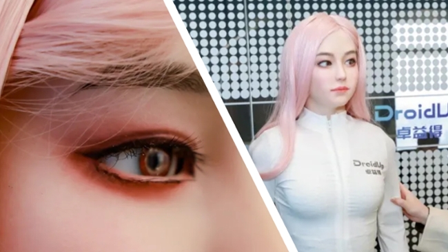 Moya the biometric AI robot