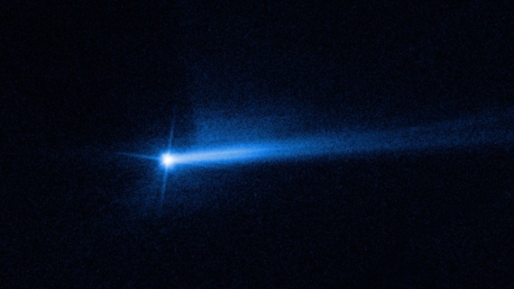 Hubble Space Telescope sees unexpected twin 'tails' from NASA asteroid impact