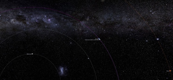 Watch an asteroid pass close by Earth this week