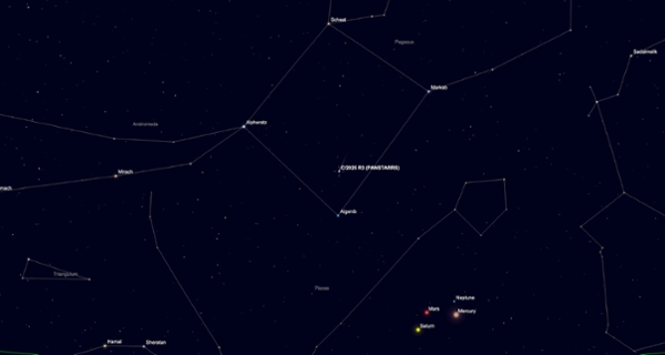 Friday, April 17: Comet C/2025 R3 (PanSTARRS)